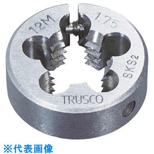 TRUSCO　丸ダイス　25径　M3×0．5　（SKS） （品番:T25D-3X0.5）（注番3656276）