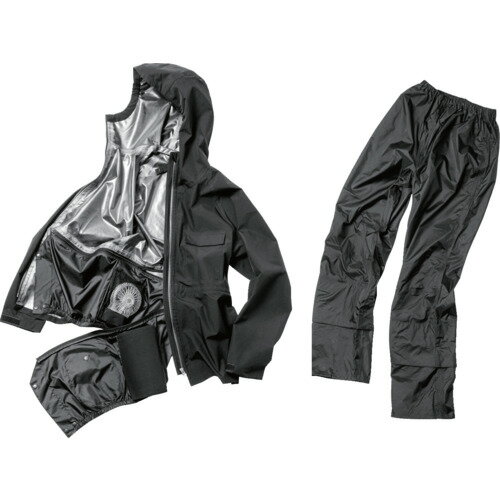 Makku フォーシーズンレインスーツ ブラック M (品番:AS-933-BK-M)(注番3692255) Makku フォーシーズンレインスーツ ブラック M (品番:AS-933-BK-M)(注番3692255)