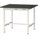 ヤマテック LABシリーズ実験用ラボテーブル 固定式 ケミテクト天板 W900×D750×H740 ブラック/シルキーホワイト (品番:SLK-975-BKW)...
