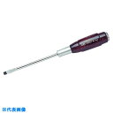 KTC 木柄ドライバ マイナス貫通タイプ 刃先6マイナス 軸長100mm (品番:D12M2-6)(注番3733475)(4)
