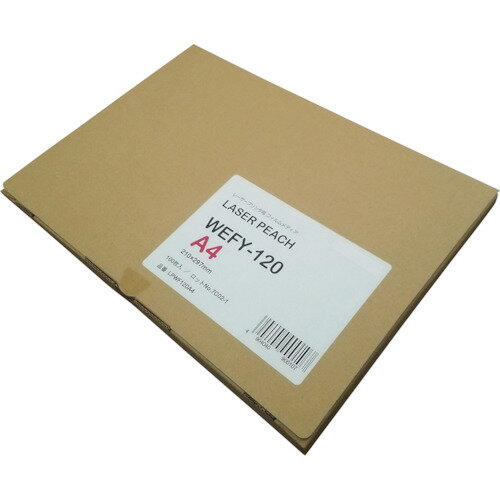大王製紙 レーザーピーチリサイクル WEFY-120 A4(100枚入) (品番:WEFY120A4)(注番3734953) 大王製紙 レーザーピーチリサイクル WEFY-120 A4(100枚入) (品番:WEFY120A4)(注番3734953)