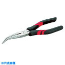 KTC ラジオペンチ(ベントノーズタイプ) 全長181mm (品番:PSL-200BN1)(注番3737489)
