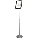 TOKISEI スマートフリーアクリルスタンドスライド A4ブラック (品番:SMFACS135A4B)(注番3773460)