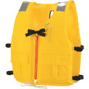 OCEANLIFE 作業用ライフジャケット 背開式 イエロー TYPE A (品番:DX-5-YL)(注番3776541)
