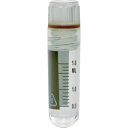 TRUSCO クライオチューブ(凍結保存用チューブ) 2ml 内ねじ コニカル型 50個入 (品番:CT2C-50IS)(注番3798517)