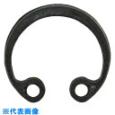 TRUSCO スナップリング穴用 スチール 呼び径R-15 10本入 少量パック (品番:Y851-0015)(注番3799709)