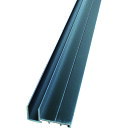 アルインコ 波板用母屋枠見切付 2.4M ブラック (品番:BA176K)(注番3847713)・(送料別途見積り,法人・事業所限定)【大型】