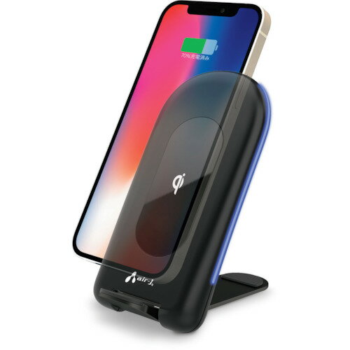 air-J 3ウェイワイヤレス充電器 (品番:AWJ-PD10-BK)(注番3871850) air-J 3ウェイワイヤレス充電器 (品番:AWJ-PD10-BK)(注番3871850)