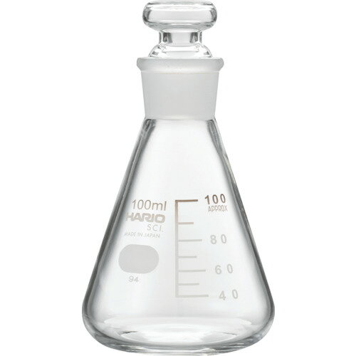 HARIO　共栓三角フラスコ100ml（TS22） （品番:TSF-100-SCI）（注番3889960）