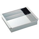 □エムテートリマツ 18-0玉子豆腐器 関西型 19.5×22.5cm (品番:016243019)(注番3892568)