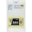 ジャパックス 業務用ポリ袋 45L 透明 10枚 厚み0.040mm (品番:P-48)(注番3892675)