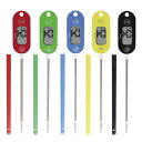 □エムテートリマツ 防水中心温度計レッド O280RD HA (品番:074050001)(注番3898891)