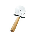 □エムテートリマツ 木柄ピザカッター小64mm (品番:027308001)(注番3901997)