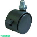 ユーエイ ねじ込み式 自在 双輪キャスター ナイロン 車輪径40mm ストッパー付き OTHERS PT型 ネジ寸法M8×15ピッチ1.25 (品番:PT-40...