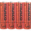 TRUSCO アルカリ乾電池 10年 単3 (4本入) (品番:TLR6GPL-4S)(注番3942336)(2)