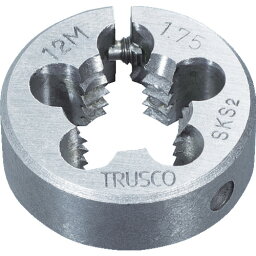 TRUSCO　丸ダイス　並目　75径　M46X4．5（SKS） （品番:T75D-46X4.5）（注番3960621）・（送料別途見積り,法人・事業所限定,取寄）