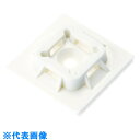 PANDUIT マウントベース ゴム系粘着テープ付き 白 (100個入) (品番:ABM100-A-C)(注番4036387)