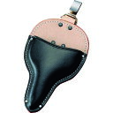コヅチ 黒床皮 大久保鋏ケース フック式 型押 (品番:SO-11F)(注番4056050)(4)