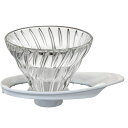 HARIO V60 耐熱ガラス透過ドリッパー 01 (品番:VDGR-01-W)(注番4060795)・(送料別途見積り,法人・事業所限定,直送)