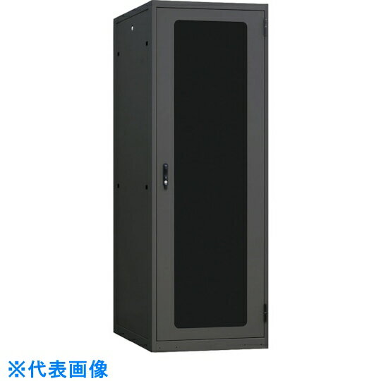 摂津金属工業　ネットワークラック　SNR2シリーズ　ブラック　800×2000×1100 （品番:SNR2-42U80B0NB）（注番4063181）・（送料別途見積り,法人・事業所限定）【大型】