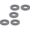TRUSCO まとめ買い フェライト磁石 丸形・穴あり 外径70mmX厚み8mm 5個入 (品番:TF70RA-5P)(注番4151372)