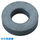 TRUSCO フェライト磁石 丸形・穴あり 外径80mmX厚み10mm 1個入 (品番:TF80RA-1P)(注番4151836)