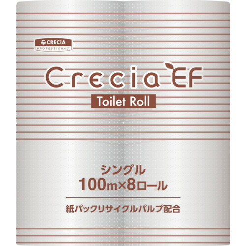 クレシア トイレットペーパー EFトイレットロール100m シングル (品番:10123)(注番4169216) クレシア トイレットペーパー EFトイレットロール100m シングル (品番:10123)(注番4169216)