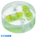 KOD 樹脂製水平器 丸クロス型アイベル(取付穴付) 直径35MM (品番:CRTH-35)(注番4170032)