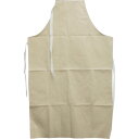 セーフラン 帆布胸当てエプロン 生成 (品番:J2448)(注番4211520)・(送料別途見積り,法人・事業所限定,直送)