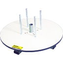 DENSAN ワイヤーターンテーブル (品番:DRT-650T)(注番4213246)・(送料別途見積り,法人・事業所限定)【大型】
