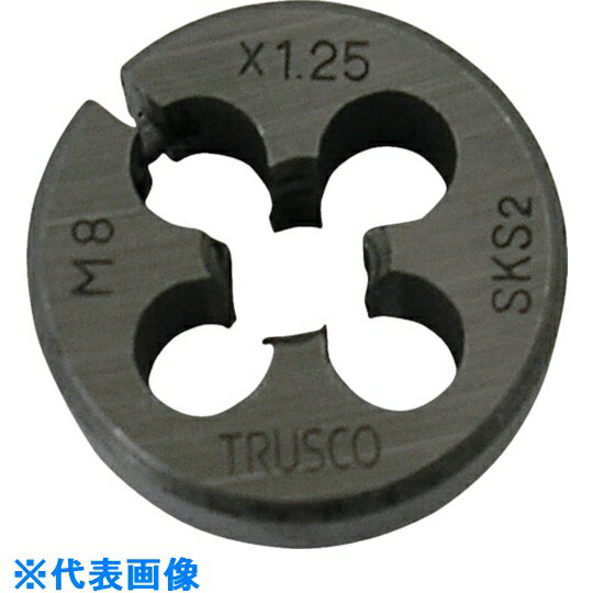 TRUSCO　丸ダイス　25径　ウイットねじ　3／8W16　（SKS） （品番:T25D-3/8W16）（注番4249836）