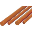 イノアック　耐摩耗性ウレタンゴム　ログラン丸棒　φ50×200　ブラウン （品番:B50200）（注番4340175）
