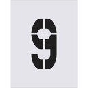 IM ステンシル 9 文字サイズ250×125mm (品番:AST-87)(注番4341694)