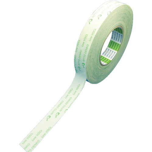 日東 低VOC再はく離可能両面テープ No.5000E 25mm×20m ホワイト (品番:5000E-25)(注番4362055) 日東 低VOC再はく離可能両面テープ No.5000E 25mm×20m ホワイト (品番:5000E-25)(注番4362055)