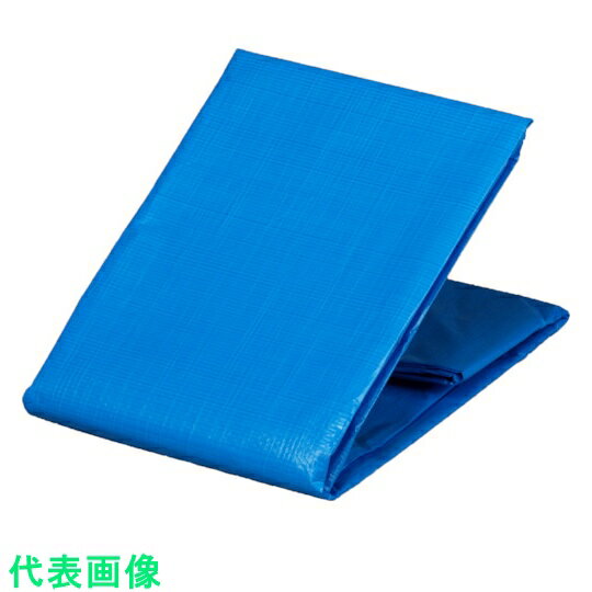 萩原　防炎ブルーシート＃2500　ブルー　3．6m×5．4m （品番:BBS2500-3654）（注