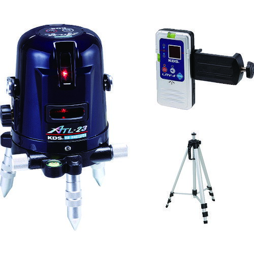KDS　オートラインレーザーATL-23受光器・三脚付 （品番:ATL-23RSA）（注番44104