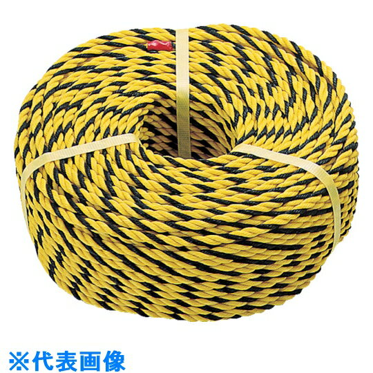 TRUSCO 標識ロープ 3つ打 10.0mmX10m (品番:R-1210T)(注番4415761)
