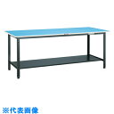 TRUSCO 軽荷重作業台(250kg)BE型 1200X600XH740 下棚2枚付 ダークグレー色 (品番:BE-1260LT2)(注番4543581)・(法人・事業所限定,直送元)(3)