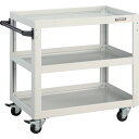 TRUSCO ツールワゴン ドルフィン 750X500 4輪自在 ホワイト (品番:DLWS-773J-W)(注番4547756)・(送料別途見積り,法人・事業所限定)