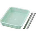 AS ニューダストアウト用浅バスケット棚 (品番:3-5034-02)(注番4551745)・(送料別途見積り,法人・事業所限定,直送)