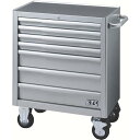 KTC ローラーキャビネット(7段7引出し)シルバー (品番:EKW-1007)(注番4561970)・(送料別途見積り,法人・事業所限定)【大型】