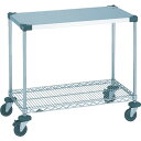 ERECTA ワーキングカート1型 間口759mm×奥行461mm×高さ923mm 2段 (品番:NWT1A)(注番4564839)・(送料別途見積り,法人・事...