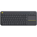 Logicool ワイヤレス タッチキーボード k400 Plus ブラック (品番:K400PBK)(注番4584918)(2)
