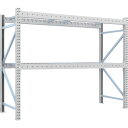 TRUSCO 重量パレットラック1トン2500×900×H2000 2段 単体 (品番:1D-20B25-09-2)(注番4591399)・(送料別途見積り,法...