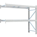 TRUSCO 重量パレットラック1トン2500×900×H2000 2段 連結 (品番:1D-20B25-09-2B)(注番4591402)・(送料別途見積り,...