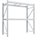 TRUSCO 重量パレットラック1トン2300×1000×H2500 2段 単体 (品番:1D-25B23-10-2)(注番4591470)・(送料別途見積り,...