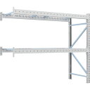 TRUSCO 重量パレットラック2トン2300×900×H2000 2段 連結 (品番:2D-20B23-09-2B)(注番4591828)・(送料別途見積り,...