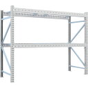 TRUSCO 重量パレットラック2トン2500×900×H2000 2段 単体 (品番:2D-20B25-09-2)(注番4591879)・(送料別途見積り,法...