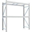 TRUSCO 重量パレットラック2トン2300×900×H2500 2段 単体 (品番:2D-25B23-09-2)(注番4591933)・(送料別途見積り,法...