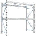 TRUSCO 重量パレットラック2トン2500×1100×H2500 2段 単体 (品番:2D-25B25-11-2)(注番4592034)・(送料別途見積り,...